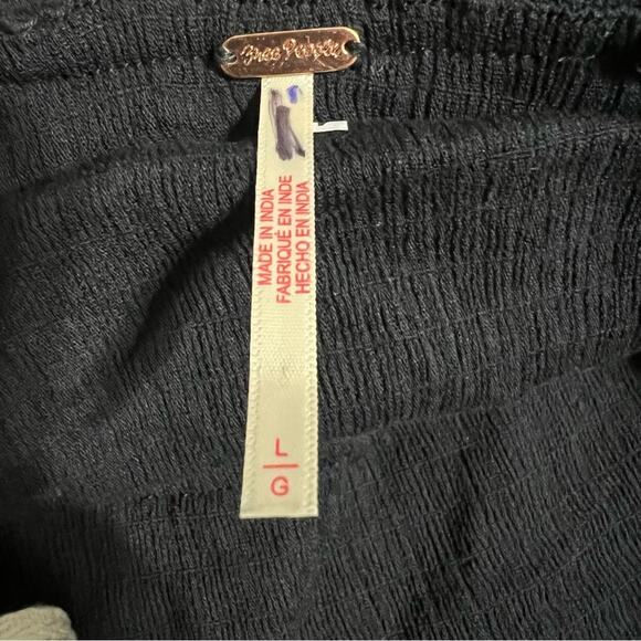 Free People Black Made Me Blush Midi Size Large - Picture 13 of 15